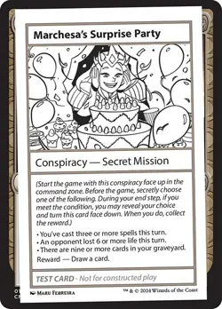 Marchesa's Surprise Party x1 1x Mystery Booster 2 Playtest Card NM MTG - Image 1