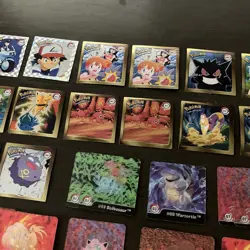 Pokemon Cards Art Box Lot Of Lenticular Flipz, Stickers, Gold & Silver Stickers - Image 3