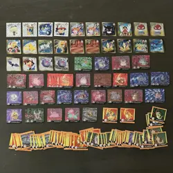 Pokemon Cards Art Box Lot Of Lenticular Flipz, Stickers, Gold & Silver Stickers - Image 1