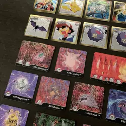 Pokemon Cards Art Box Lot Of Lenticular Flipz, Stickers, Gold & Silver Stickers - Image 5