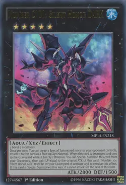 Yugioh Number C101: Silent Honor Dark MP14-EN218 Ultra Rare 1st Edition NM - Image 1