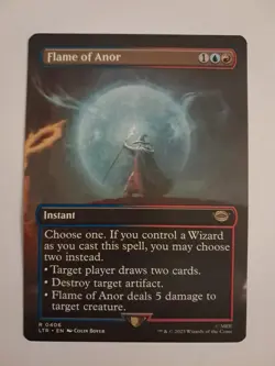Flame of Anor Borderless NM/M LOTR Lord of the Rings MTG - Image 1