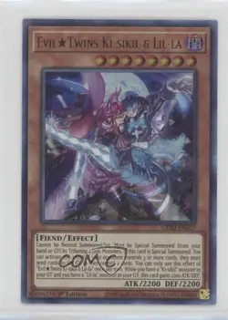 Evil Twins Kisikil & Lil-la (UR) 1st Ed. YuGiOh Genesis Impact #GEIM-EN017 07pa - Image 1