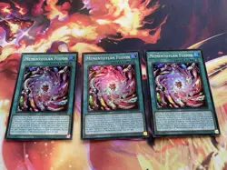 Yugioh 3x Mementotlan Fusion Super OP28-EN010 Pack Fresh - Image 1