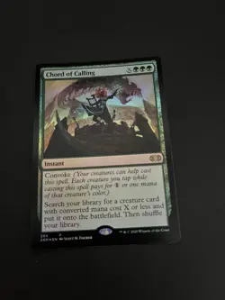 MTG: Double Masters Chord Of Calling Foil Promo Rare 384 Trading Card TCG - Image 2