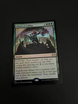 MTG: Double Masters Chord Of Calling Foil Promo Rare 384 Trading Card TCG - Image 3