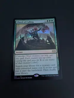 MTG: Double Masters Chord Of Calling Foil Promo Rare 384 Trading Card TCG - Image 1