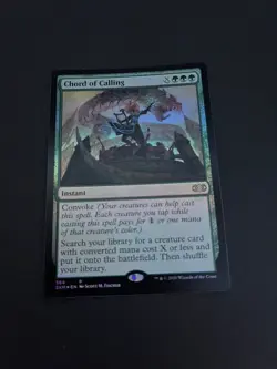 MTG: Double Masters Chord Of Calling Foil Promo Rare 384 Trading Card TCG - Image 2