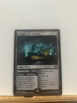 Midgar, City Of Mako - Final Fantasy #286 FF NM RARE MTG Card MAGIC - Image 1