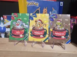 Pokemon Merry Christmas Card Database - Holiday Seel, Teddiursa, & Sandshrew - Image 3
