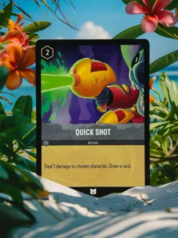 Quick Shot 203/204 - Reign of Jafar - Disney Lorcana Card - Image 1