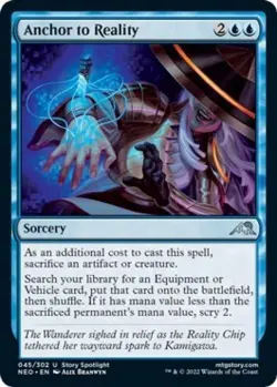 Anchor to Reality - Near Mint MTG Kamigawa: Neon Dynasty - Image 1