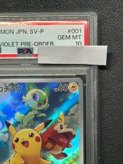 Psa10 Pikachu Promo Promo001 Sv-P Promotional Card Pokemon - Image 3