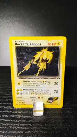 Rocket's Zapdos (holo) - Gym challenge 15/132 - Light Play - Pokemon Card - Image 1