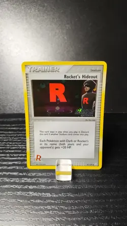 Rocket's Hideout (Reverse Holo) - Team Rocket Returns 87/109 - NM - Pokemon Card - Image 2