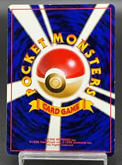 Blaine's Last Resort Gym Challenge Old Back 1999 Pokemon Card Japanese - Image 2