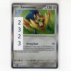 Pokemon TCG Zamazenta 146/182 Sv10: Destined Rivals Holo Rare Card EN-NM 2025 - Image 3