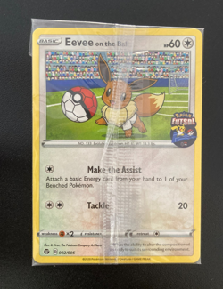 Pokemon Card Eevee on the Ballm Promo 002/005 Futsal Promos ENG SEALED - Image 1