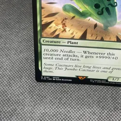 MTG Final Fantasy - R 0191 - Jumbo Cactuar - Rare (NM) Magic the Gathering - Image 4
