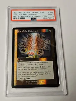 Magic MTG - Seal Of The Guildpact RVR #394 Serial 334/500 PSA 9 Ravnica - Image 1