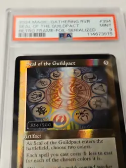 Magic MTG - Seal Of The Guildpact RVR #394 Serial 334/500 PSA 9 Ravnica - Image 3