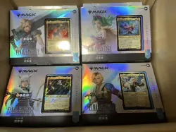 Mtg Final Fantasy Collector Commander Deck Set Of 4 Japan Edition - Image 1