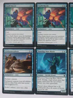 8x MTG THEROS Beyond Death Card Water/BLUE Non-Holo Mint/NM Magic The Gathering - Image 2