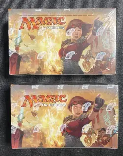 Mtg Aether Revoltboosterbox English Version Japan Edition Total Of 2 Boxes Shrin - Image 1