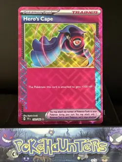 Pokemon Card Hero's Cape 152/162 Temporal Forces Ace Spec NM - Image 1