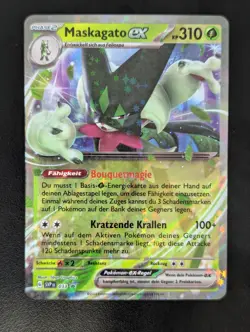 Pokemon Maskagato ex Deutsch SVP DE 033 Black Star Promo Near Mint - Image 1