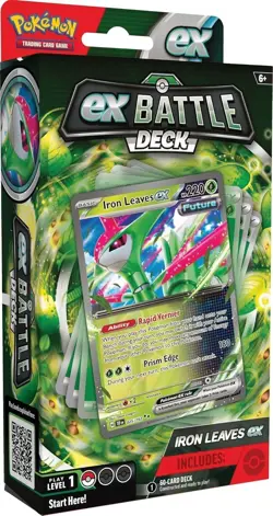Pokemon TCG IRON LEAVES EX Battle Deck (60 Cards) New Factory Sealed - Image 1