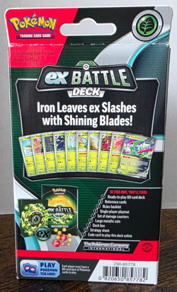 Pokemon TCG IRON LEAVES EX Battle Deck (60 Cards) New Factory Sealed - Image 2