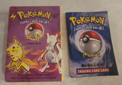 Pokemon Zap Theme Deck - Box And Booklet Only - No Cards Or Game Pieces - Image 1