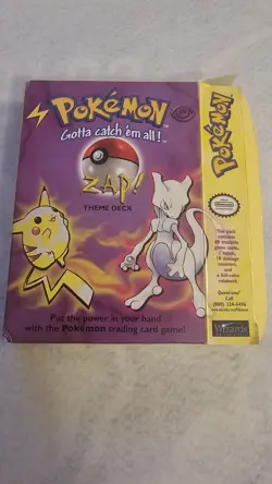 Pokemon Zap Theme Deck - Box And Booklet Only - No Cards Or Game Pieces - Image 5