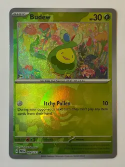 Budew (Poke Ball Pattern) - 004/131 - Prismatic Evolutions - Pokemon TCG - NM - Image 1