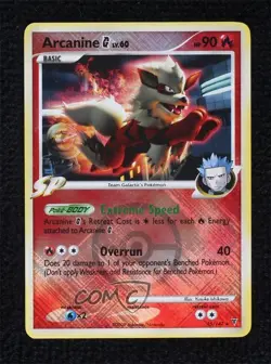 Arcanine G (Pokemon League) Reverse Foil Pokemon Platinum Supreme Victors 0kb9 - Image 1