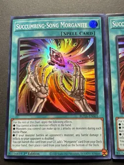 3x Succumbing-Song Morganite | ROTA-EN065 | Super Rare | NM | 1st Ed | YuGiOh! - Image 3