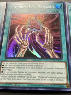 3x Succumbing-Song Morganite | ROTA-EN065 | Super Rare | NM | 1st Ed | YuGiOh! - Image 4