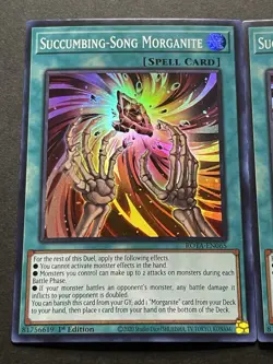 3x Succumbing-Song Morganite | ROTA-EN065 | Super Rare | NM | 1st Ed | YuGiOh! - Image 3