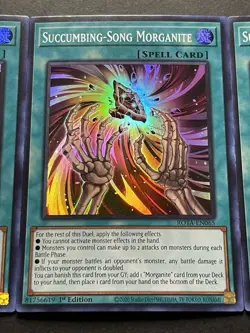 3x Succumbing-Song Morganite | ROTA-EN065 | Super Rare | NM | 1st Ed | YuGiOh! - Image 5