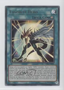 Favorite Hero (UR) Unlimited YuGiOh Legendary Duelists: Magical #LED6-EN015 1z4 - Image 1
