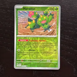 Maractus 008/159 Pokemon Journey Together SV09 Reverse Holo Uncommon NM - Image 1