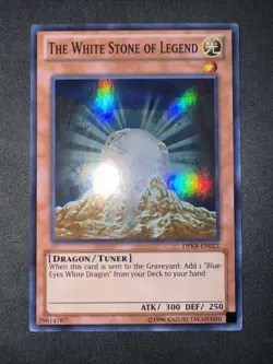 The White Stone of Legend DPKB-EN022 Duelist Pack Kaiba Super Rare Yugioh NM - Image 1