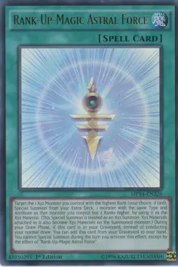 Yugioh Rank-Up-Magic Astral Force MP14-EN226 Ultra Rare 1st Edition NM - Image 1