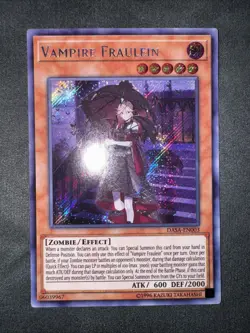 Vampire Fraulein DASA-EN003 Yugioh TCG Dark Saviors Secret Rare Unlimited NM - Image 1