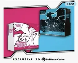 PRESALE Pokemon Center Black Bolt & White Flare Elite Trainer Box ETB Set - Image 1