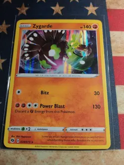 Pokemon Card ZYGARDE Holo Rare 028/073 CHAMPION'S PATH *M* 28/73 - Image 1