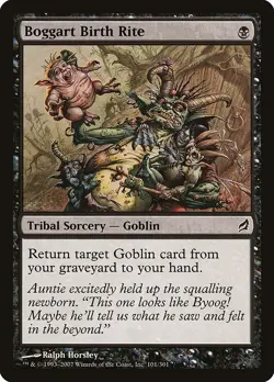 [MTG] Boggart Birth Rite (101) (LRW) LP-HP - Image 1