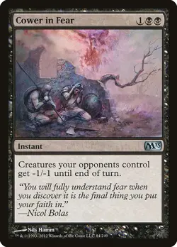 [MTG] Cower in Fear (084) (M13) LP-HP - Image 1