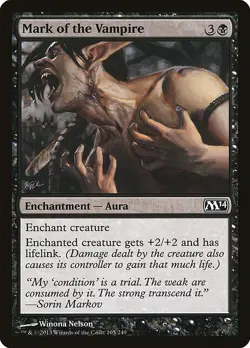 [MTG] Mark of the Vampire (105) (M14) LP-HP - Image 1